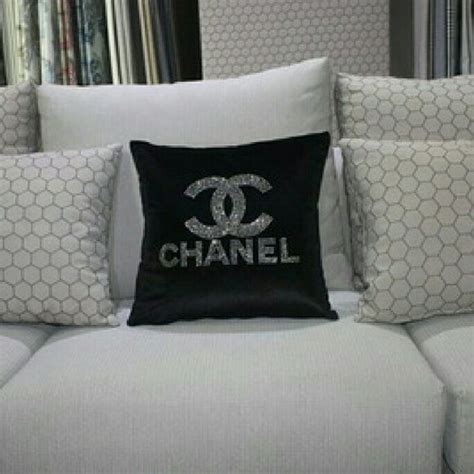 chanel rhinestone pillow|chanel pillow covers.